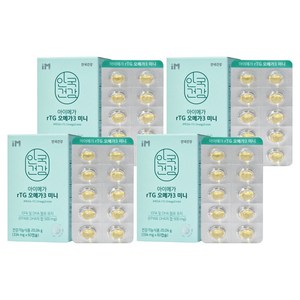 안국건강 아이메가 알티지 오메가3 미니, 60정, 4개