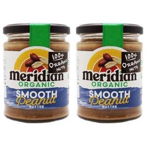 메리디안 100% 유기농 스무드 땅콩버터, 280g, 2개