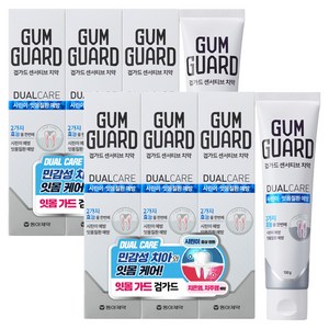 검가드 센서티브 치약, 150g, 6개