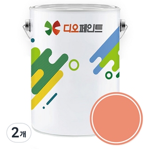 디오페인트 세라믹 플러스 결로 곰팡이 방지용 페인트, 비비드49 딥새몬, 4L, 2개