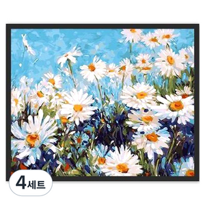 아이두일상취미 DIY 명화그리기 세트 40 x 50 cm, 4세트, 데이지