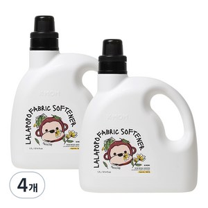 케이맘 랄라포포 유아용 섬유유연제 목련향, 4개, 1.7L