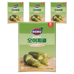 리치스 슬라이스 오이피클, 4개, 3kg