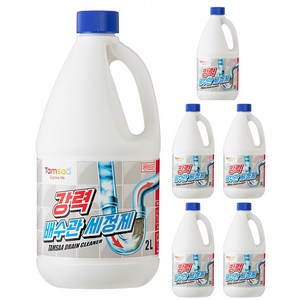 탐사 강력 배수관 세정제, 2L, 6개 골드박스 특가