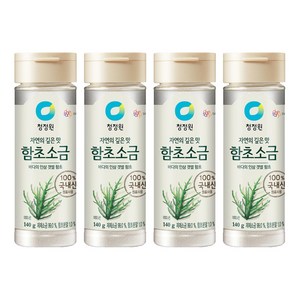 청정원 함초소금, 140g, 4개