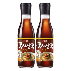 샘표 국시장국 가쓰오국물, 350ml, 2개