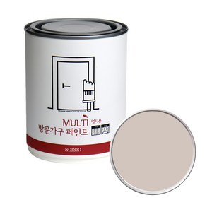 노루페인트 방문가구 페인트, NU 3058 Pinkish Gray, 1L, 1개