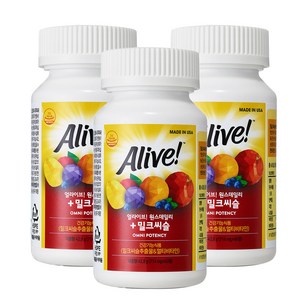 얼라이브 원스데일리 + 밀크씨슬, 60정, 3개