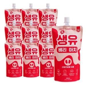 마이베프 반려동물 생유베리마치 펫밀크, 크랜베리, 200ml, 10개