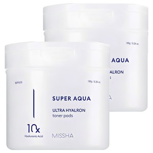 미샤 수퍼아쿠아 울트라 히알론 토너 패드 180g, 90매입, 2개
