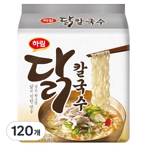 하림 닭칼국수 봉지, 117g, 120개