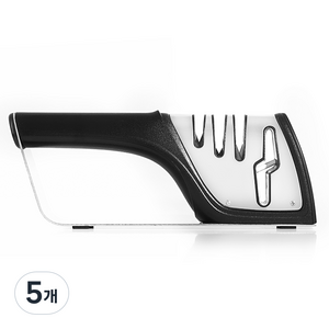 생활공식 4 in 1 다용도 칼 가위갈이, 블랙, 5개