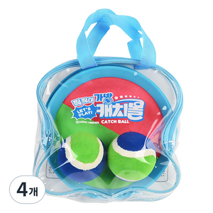 11000 찍찍이 가방 캐치볼, 블루, 4개