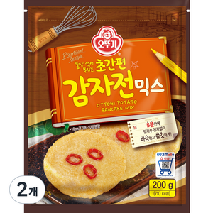 오뚜기 초간편 감자전믹스, 200g, 2개