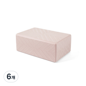 아이워너 EVA 요가블럭, 스프트핑크, 6개