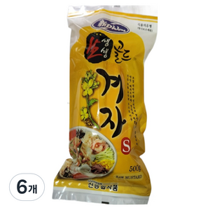 신동원 생생 골드 겨자 S, 500g, 6개