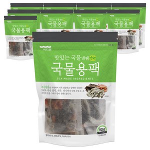 바다원 간편 국물용 팩, 90g, 10개