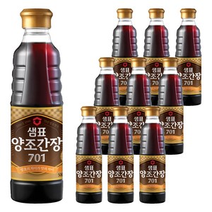 샘표 양조간장 701, 500ml, 10개