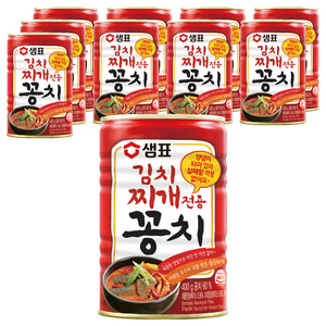 샘표 김치찌개전용 꽁치 통조림, 10개, 400g