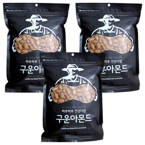 넛츠팜 구운 아몬드, 1kg, 3개