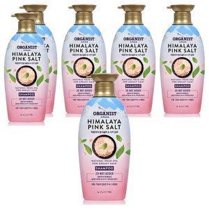 오가니스트 히말라야 핑크솔트 스케일링 샴푸, 500ml, 6개