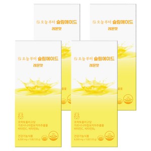 오늘부터 슬림에이드 다이어트보조제 레몬맛, 4개, 120g