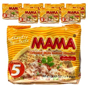마마 태국라면 포크플레이버 60g, 40개