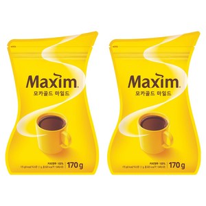 맥심 모카골드 마일드 커피믹스, 170g, 1개입, 2개