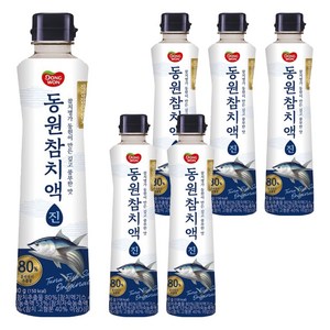 동원 참치액 진, 500g, 6개