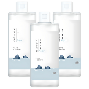 라운드랩 1025 독도 클렌징워터, 400ml, 3개