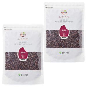 씨익 소반미반 찰흑미, 500g, 2개