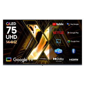 이노스 4K UHD QLED LED 구글 3.0 VRR 144Hz 스마트 TV 방문설치, 190.5cm, X75 QLED PRO, 벽걸이형