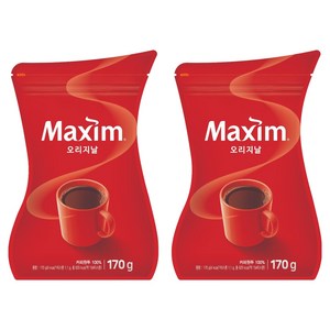 맥심 오리지날 커피, 170g, 1개입, 2개