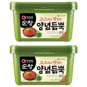 청정원순창 양념듬뿍 쌈장, 1kg, 2개