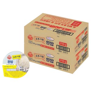오뚜기 맛있는 오뚜기밥, 210g, 48개
