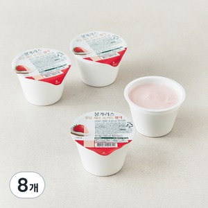 불가리스 유당 제로 요거트 딸기, 80g, 8개