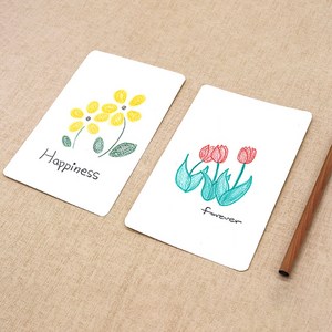 마음담아 무지엽서, 백색, 100장