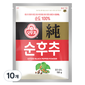 오뚜기 순후추, 150g, 10개