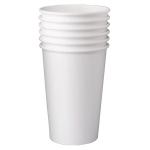 블룸엣홈 카페 무지 종이컵 390ml, 25개입, 1세트