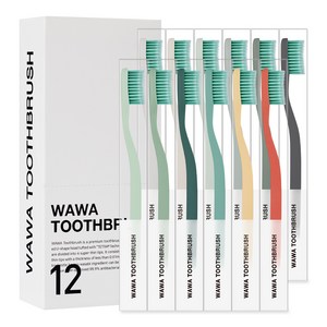 로로벨 프리미엄 고급 초미세모 와와칫솔, 12개입, 1세트