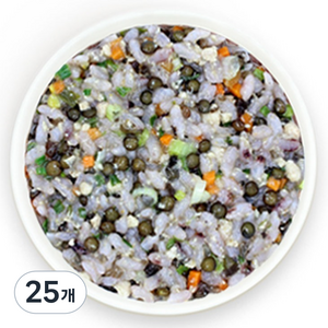 짱죽 실온이유식 완료기 아기밥 13개월부터, 160g, 25개, 렌즈콩포크밥