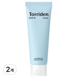 토리든 다이브인 저분자 히알루론산 크림, 80ml, 2개