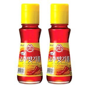 오뚜기옛날 고추맛 기름, 80ml, 2개