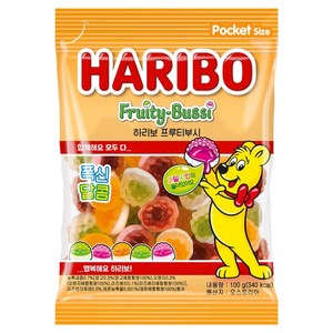 하리보 프리티부시 젤리, 100g, 1개