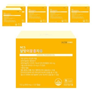 뉴트리코어 달맞이꽃종자유 영양제, 120정, 6개