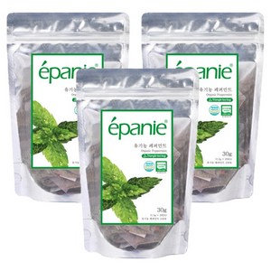 에빠니 유기농 페퍼민트 허브차, 1.5g, 20개입, 3개