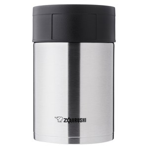 조지루시 보온 1단 죽통 SW-HAE45, 실버, 450ml, 1개