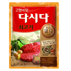 다시다 명품 골드 쇠고기, 600g, 1개