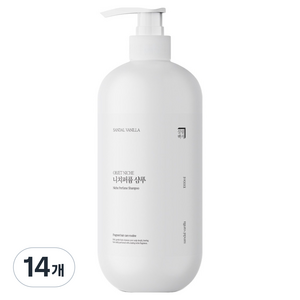 살림백서 니치 퍼퓸 샴푸 샌달 바닐라, 14개, 1L
