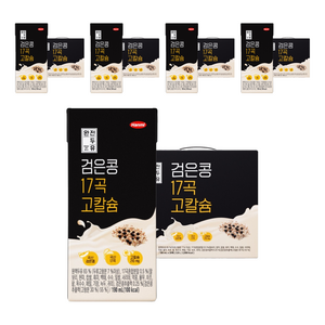 완전두유 검은콩 17곡 고칼슘, 190ml, 100개